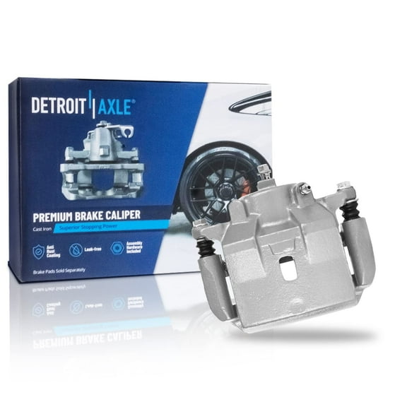 Detroit Axle - Front Left Brake Caliper for 06-11 Chevy HHR, 04-08 Malibu, 06-08 Pontiac G6, Driver Side Brake Caliper w/Bracket 2004 2005 2006 2007 2008 2009 2010 2011 Replacement