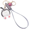 thumbnail image 3 of Cell Phone Lanyard Charging Cord Cartoon Keychain Grey 1Pack, 3 of 8