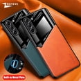 thumbnail image 4 of S24 Ultra Case Zroteve PU Leather Car Magnetic Hard PC Cover For Samsung Galaxy S24 Plus S23 FE S22 S21 S 24 23 22 Phone Cases, 4 of 5