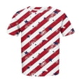 thumbnail image 4 of Brnmxoke Plus Size American Flag Shirts Women Patriotic Shirts USA Flag Graphic T-Shirt 4th of July Tee Tops Loose Oversized Tees Shirt 2024 Summer Tunic Tops, 4 of 5