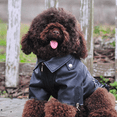 thumbnail image 5 of Chaqueta de cuero para perrosCoolDogAbrigoInviernoCálidoPerroRopa para mascotas para perros pequeños, 5 of 5