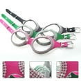 thumbnail image 4 of Visland Bling Pet Harness - Reflective Bling Faux Leather Dog Vest for Small Dogs Cats Walking, 4 of 8