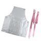thumbnail image 2 of Delantal de chef Delantal de servicio Cómodo Delantal de pintura multifuncional resistente para Rosa 50 Grosor, 2 of 9