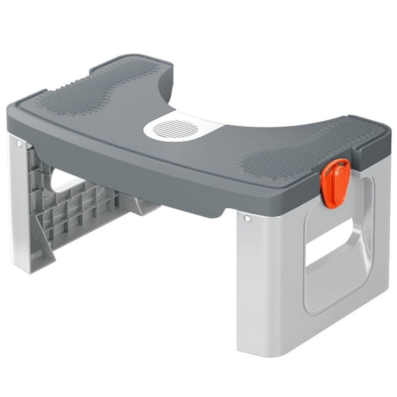 FTCBJJA Step Stool Toilet Assistance, Foldable Portable Collapsible Squatting Poop Stool ,7In
