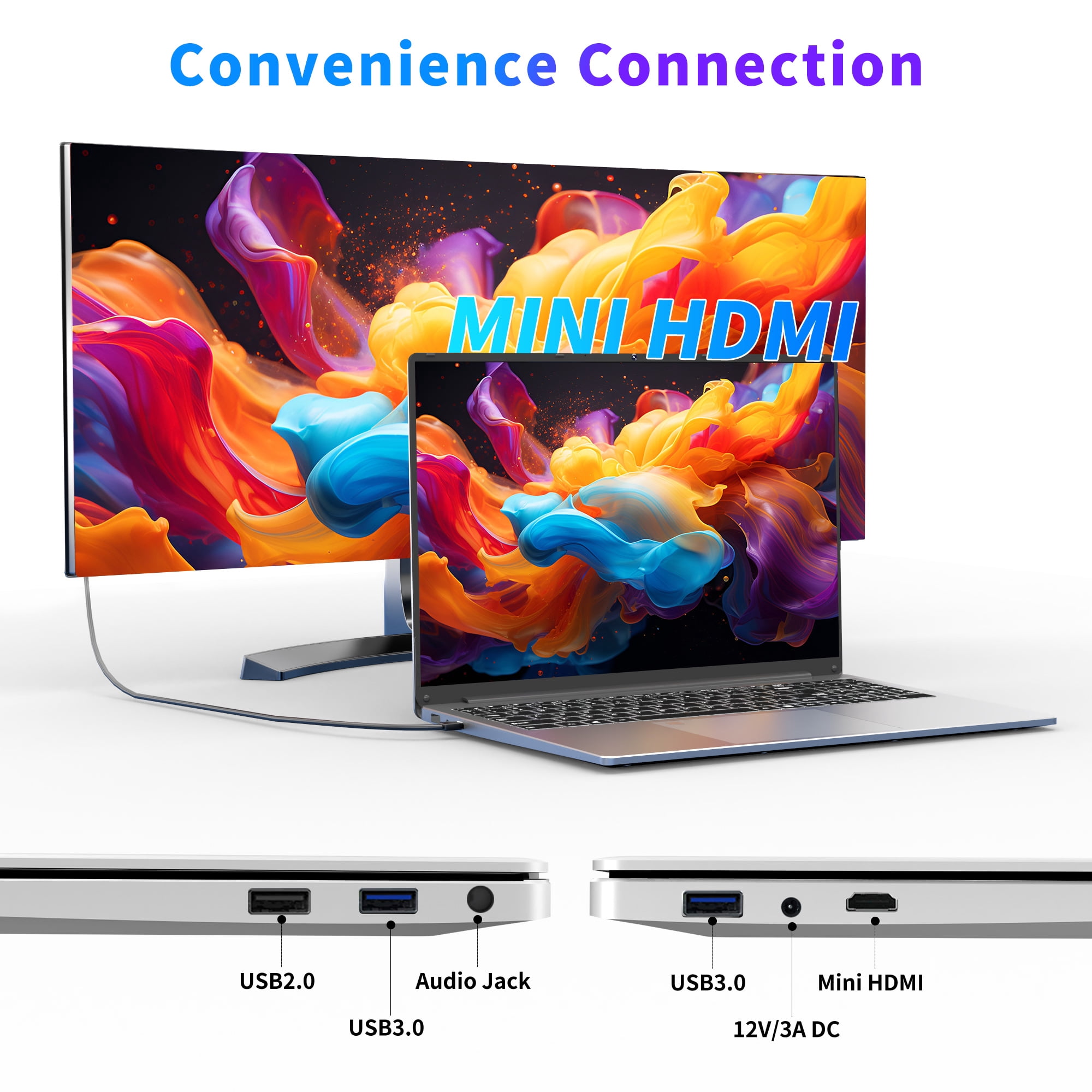 Chheart 16 Inch Gaming Laptop, Laptop Computer 2025 Windows 11 Pro, 16GB RAM 1TB SSD, Intel 12th Gen N100 Processor(up to 3.4GHz), Backlit Keyboard, Fingerprint Unlock, FHD 1920 * 1200