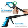thumbnail image 6 of KEKOY 32" Foldable Reacher Grabber Tool with Light, Extra Long Trash Claw Grabber, FSA/HSA Eligible Reaching Aid Tool for Trash Pick up, Blue, 6 of 12