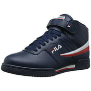 Fila Mens f-13v lea/syn Fashion Sneaker, Marine/Blanc Rouge, 9.5 M US