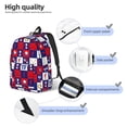 thumbnail image 3 of Saiise Sac à Dos pour Ordinateur Portable à Imprimé de golf - Bretelles Réglables, Résistant à l'Eau, Grande Capacité, Design Élégant, Unisexe pour l'École, le Bureau, les Voyages - Moyen, 3 of 5