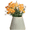 Orange-yellow, variant on JUANCHENG Artificial Protea Fake Flower Wedding Home Office Decor Pink Burgundy Orange