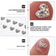 thumbnail image 4 of 20 piezas 3D corazón uñas arte calcomanías diamantes de imitación diamantes taladros decoración de manicura, 4 of 5