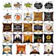 thumbnail image 3 of Halloween Throw Pillow Covers Party Decorations Pumpkin Bat Ghost Cushion Cover Farmhouse Pillow Cover Decorations, 3 of 5