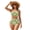 Sour Pickles, variant on Garronmavis High Waisted Bikini Sets for Women Tropical Pineapple 2 Piece Twist Front Tummy Control Swimwear Crisscross Tie Back Drawstring Summer Beach Bathing Suits