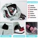 thumbnail image 3 of LHSHID Duffel Bag for Women Large Waterproof Gym Bag Lightweight Travel Overnight Shoulder Bag Training Bag with Shoe Compartment, 3 of 6