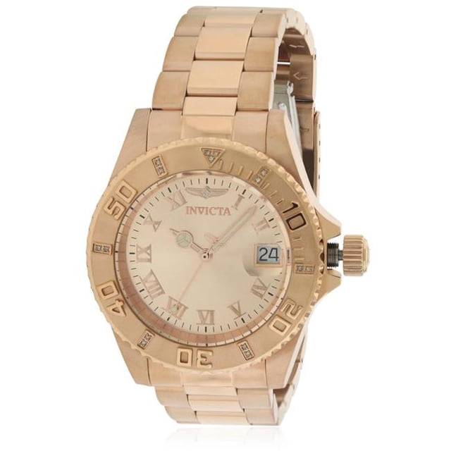Invicta 12821 Pro Diver Rose Gold-Tone Mens Watch