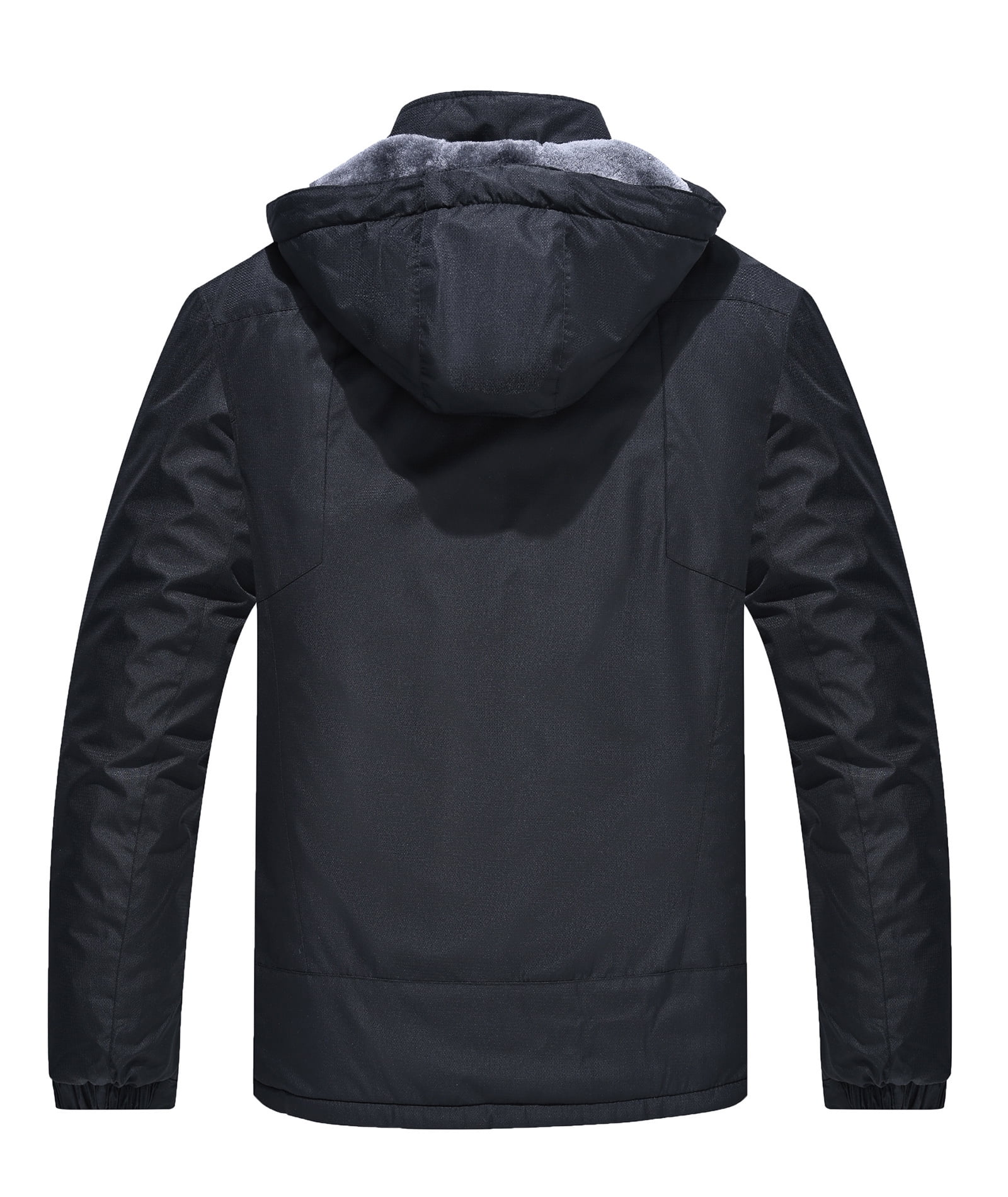 Lavenicole Men's Waterproof Ski Jacket Fleece Lined Warm Winter Snow Coat Mountain Windbreaker Hooded Raincoat