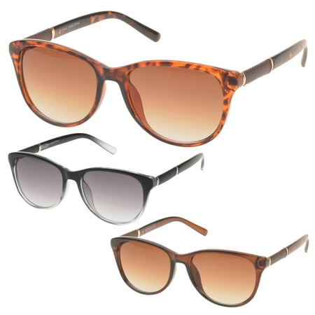 MLC Eyewear 'Nicola' Oval Fashion Sunglasses (SET OF 3)