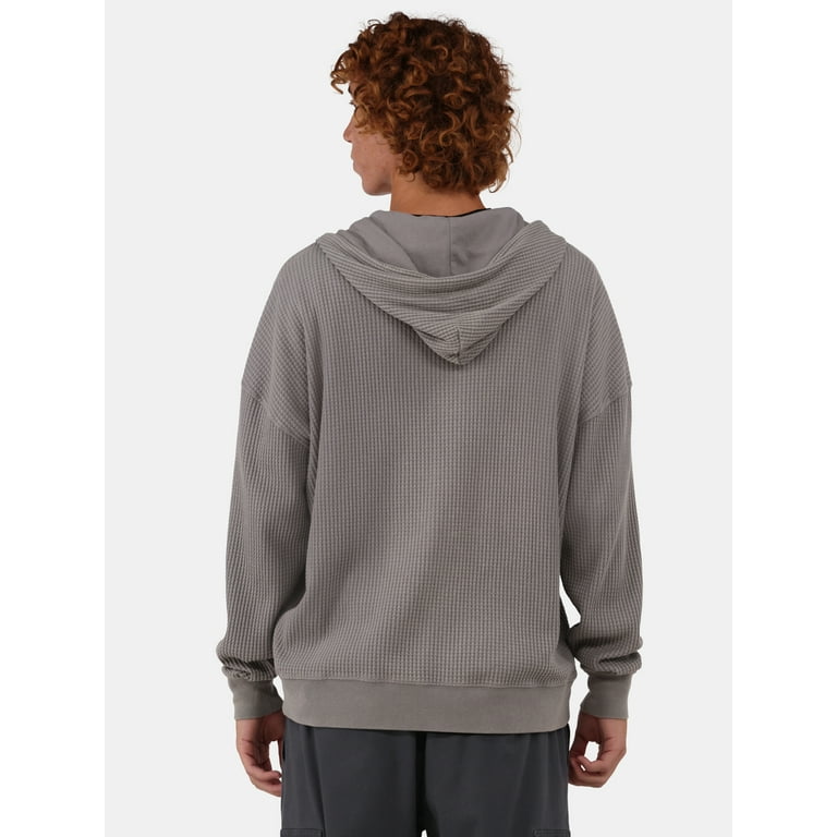 No Boundaries Hooded Thermal Shirt Hoodie Men s Big Men s Walmart