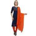 thumbnail image 3 of Atasi Casual Women's Embroidery Blue Rayon Straight Kurti Designer Clothing-14, 3 of 8