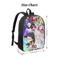 thumbnail image 2 of Re Zero Backpack, Large Capacity 17 Inch Laptop Backpack, Durable Casual Daypack, Water Resistant, 17.3x12.2x5.5 Inch, 2 of 8