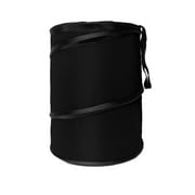 FH Group Auto Car Portable Collapsible Trash Can, Universal Car Garbage Bin, Compact Size, Durable, Leakproof & Waterproof - Black Large