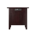 thumbnail image 4 of AFI Nantucket 14" Solid Wood End Table with Built-In Charger in Espresso, 4 of 7