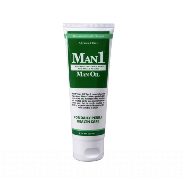 Quot Man1 Man Oil Quot 4 Oz Natural Penile Health Cream M B Guarantee Treat Dry Red Cracked Or Peeling Penile Skin And Increase Penile Sensitivity Walmart Com