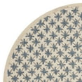 thumbnail image 5 of SAFAVIEH Novelty Michayla Floral Area Rug, Ivory/Blue, 4' x 4' Round, 5 of 5