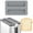 Grey, variant on Dasuuxi Silicone Toaster Cover - Heat-Resistant Appliance Protector, Universal Fit for 2-Slice Toasters, Kitchen Dust Prevention Cover with Easy-Clean Surface, Heat Resistant Cover Red