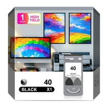 Printer 40 Ink for 40 Ink Cartridges 40 Ink for Canon Ink 40 PG-40 Compatible with Canon PIXMA MX310 MP140 MP170 MP180 MP190 MP210 iP1600 iP2600 FAX-JX200