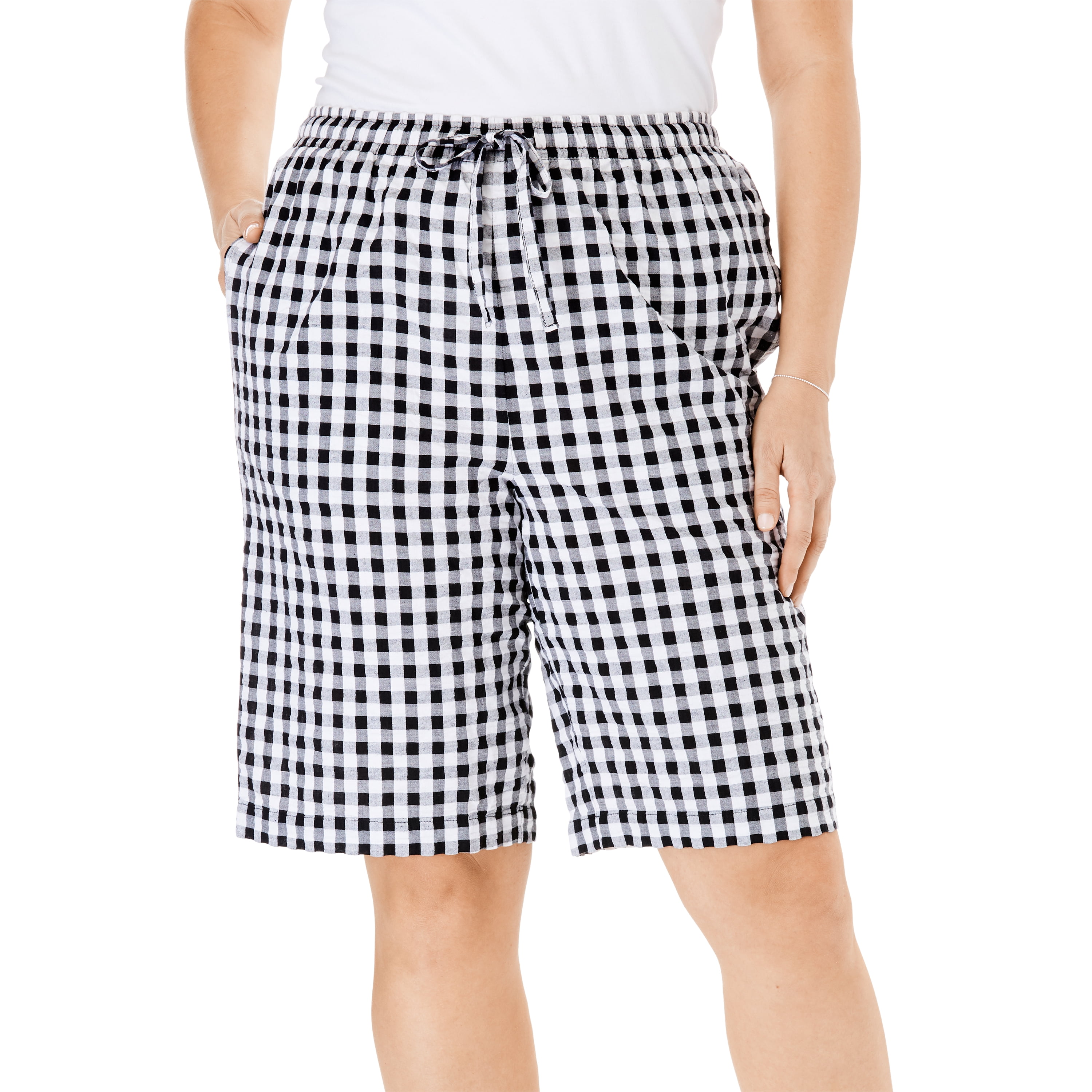 Black Gingham Multicolored 