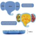thumbnail image 3 of Suction Plate Baby Silicone Divided Baby Weaning Plate Non Slip Baby Plates, 3 of 4