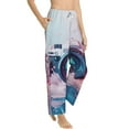 thumbnail image 2 of Daiia Vintage Camera Splash Art Women's Sleep Pant with Pockets and Drawstring,Pajama Pants-Small, 2 of 9