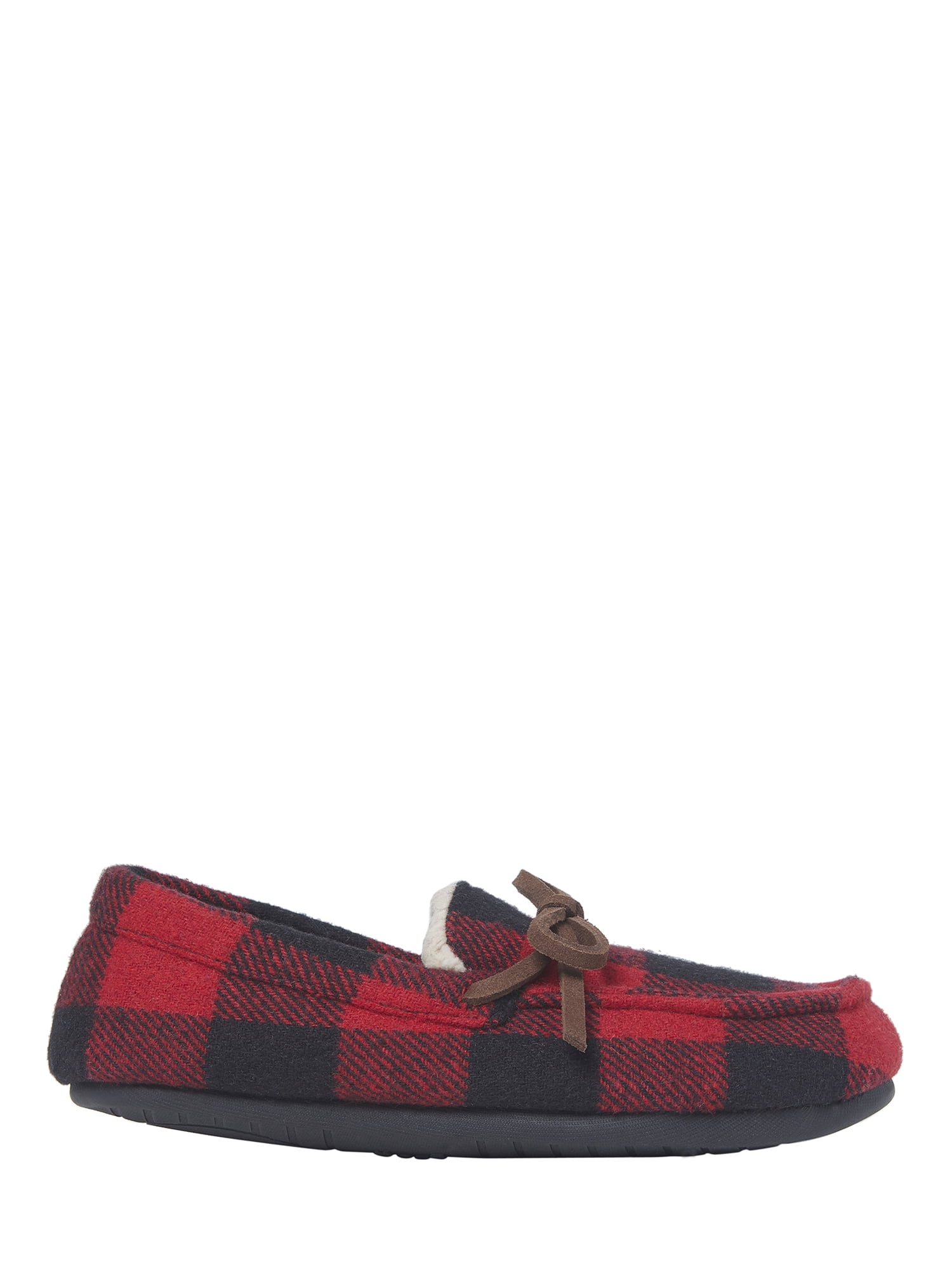 Dearfoams Kids Df Toddlers Moccasin with Tie Slipper