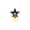 🍒 Multicolor_Base#2370, variant on Independence Day Candle Lamp String Lights - Five-Pointed Star Hat Airplane Design, Red White Blue Decorative LED Night Light, Flameless Battery Lamp