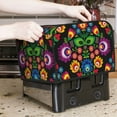 thumbnail image 7 of Lsque Traditional Floral Polish Print 4 Slice Toaster Cover , Kitchen Appliance Dustproof Protector , Toaster Protector Dustproof Kitchen Appliance Cover, 7 of 7