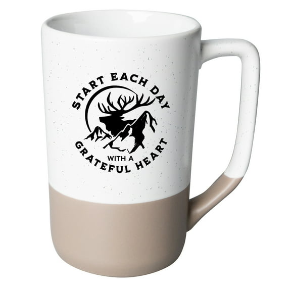 DEXSA Start Each Day Designer 16 oz Ceramic Mug