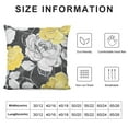 thumbnail image 5 of Nawypu  Throw Pillow Covers,Two Sided Print Sunflower Dahlia Decorative Pillows Case Cushion Cover for Home Couch Sofa Car (Sunflower&amp;Yellow), 5 of 5