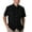 Black, variant on Men's Performance Western Short Sleeve Pearl Snap Button Up Shirt