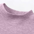 thumbnail image 5 of Ltctricy Children's Thermal Shirts Girls Boys Long Sleeve Mock Neck Fleece Lined Base Layer Tops Fall Winter Warm Clothes(Purple,14-15 Years), 5 of 5