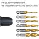 thumbnail image 3 of 6 Pcs Metric Thread Tap Combination Tap M3-m10 Combination Drilling Taps, 3 of 5