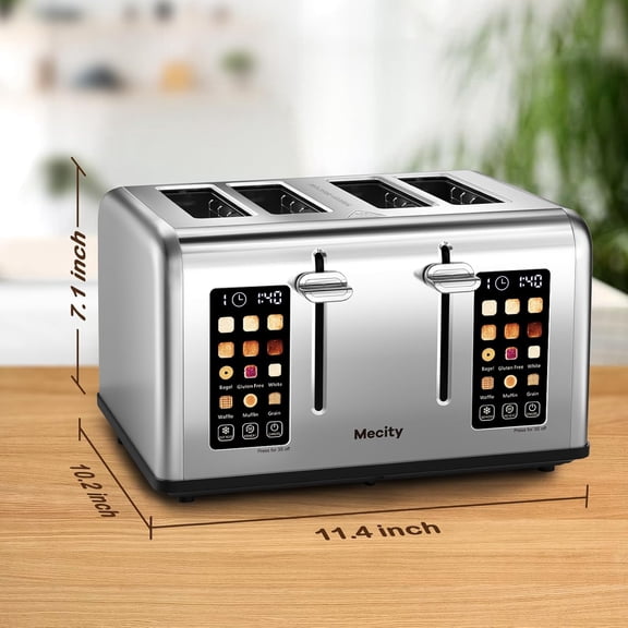 T-88A 4-Slice Toaster - Stainless Steel
