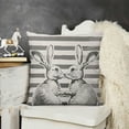 thumbnail image 2 of YINGXI Gray Throw Pillow Cover, Case Decoration for Sofa 24x24in, 2 of 5