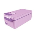 thumbnail image 1 of Binwennn Contenants à Sandwich Réutilisables à Fermeture Éclair pour Collation à Plat pour Enfants, Lunch Chauffant, Lunch Autochauffant, Modèle Sans Fil Rechargeable avec Acier Inoxydable de Qualité Alimentaire 304 de 3200mAh, Grande Capacité de 1 L, 1 of 6
