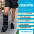 thumbnail image 3 of Bota Ortopédica Medway Walker Alta con Aire | Bota Neumática de Rehabilitación Negra para Fracturas, Esguinces y Lesiones, 3 of 6