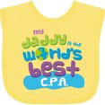 thumbnail image 3 of Inktastic Accountant Dad Best Cpa Boys or Girls Baby Bib, 3 of 4