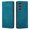 Bluegreen, variant on Allytechgroup Samsung Galaxy A17 5G Case, Shockproof Wallet Phone Case for Samsung Galaxy A17 5G, RFID Blocking PU Leather Flip Folio Cover with Card Slots & Magnetic Closure for Women Men,Winered