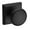 Satin Black, variant on Baldwin Fd.Rou.Tsr Round Non-Turning Two-Sided Dummy Door Knob Set - Brass