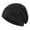 Black, variant on Herrnalise Knitted Hat Women Autumn And Winter Solid Color Turban Hat Piles Of Hats Breathable Hat