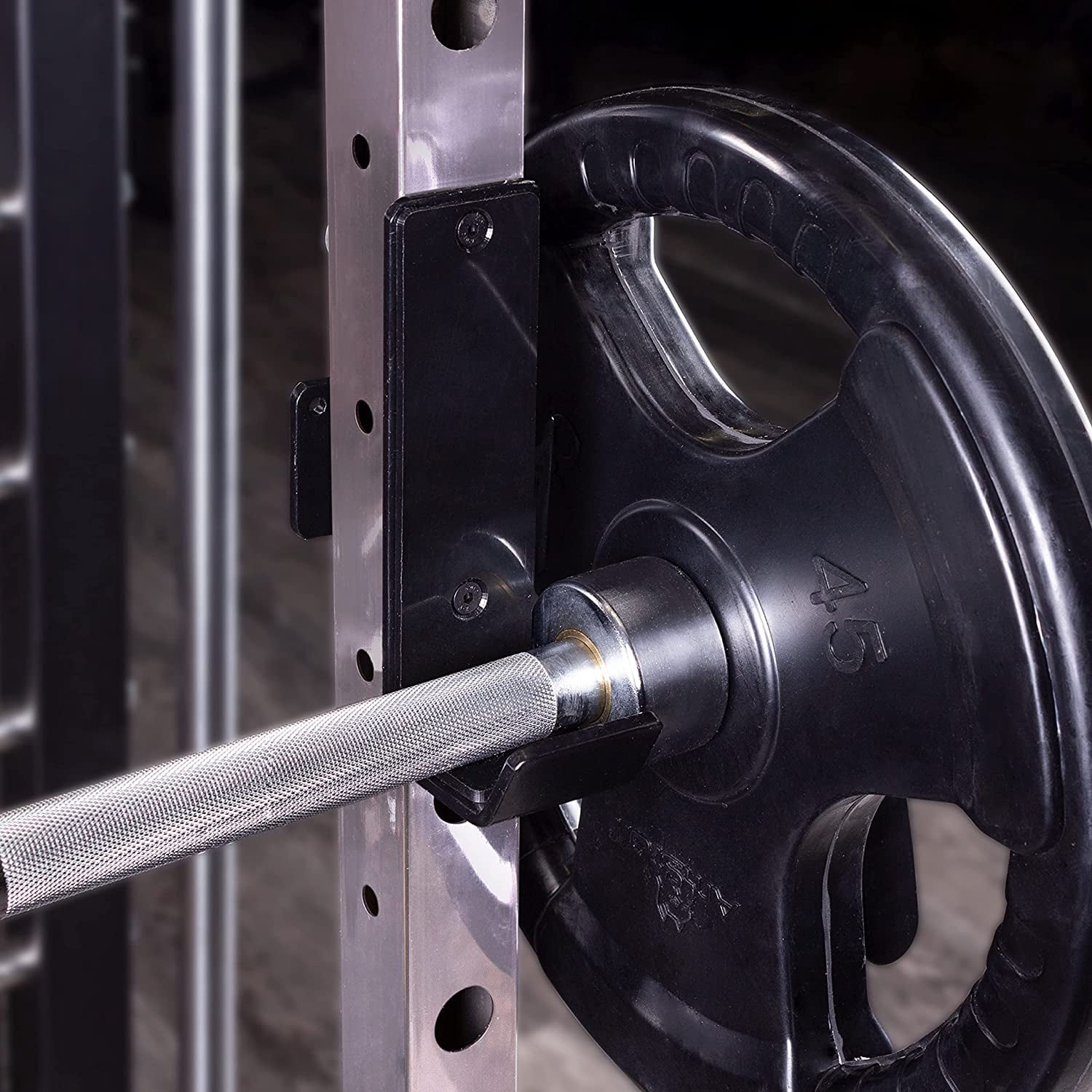 J-Hooks J-Cup Power Rack for 2"x 2" 2.5"x2.5" 3"x3" Tube Squat Rack Attachment, Barbell Holder for Power Cage, Heavy Duty 1000 LB Capacity, (Set of 2)