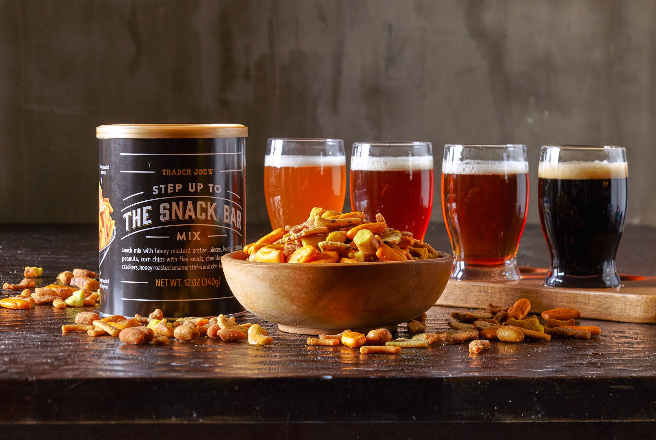 Trader Joe's  Step up to The Snack Bar Mixed Nuts 12 Ounces- Pack of 2